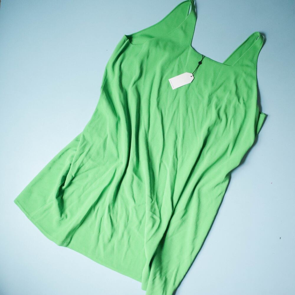 NWT Universal Standard Kelly Green Sleeveless Knit Mini Dress Womens 3XL (34-36)
